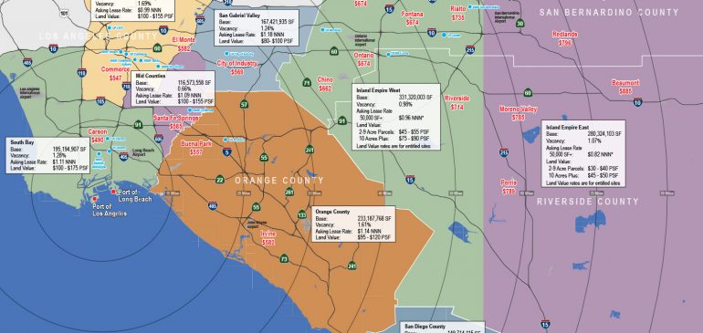 Industrial Land Prices and Lease Rates 3Q 2021